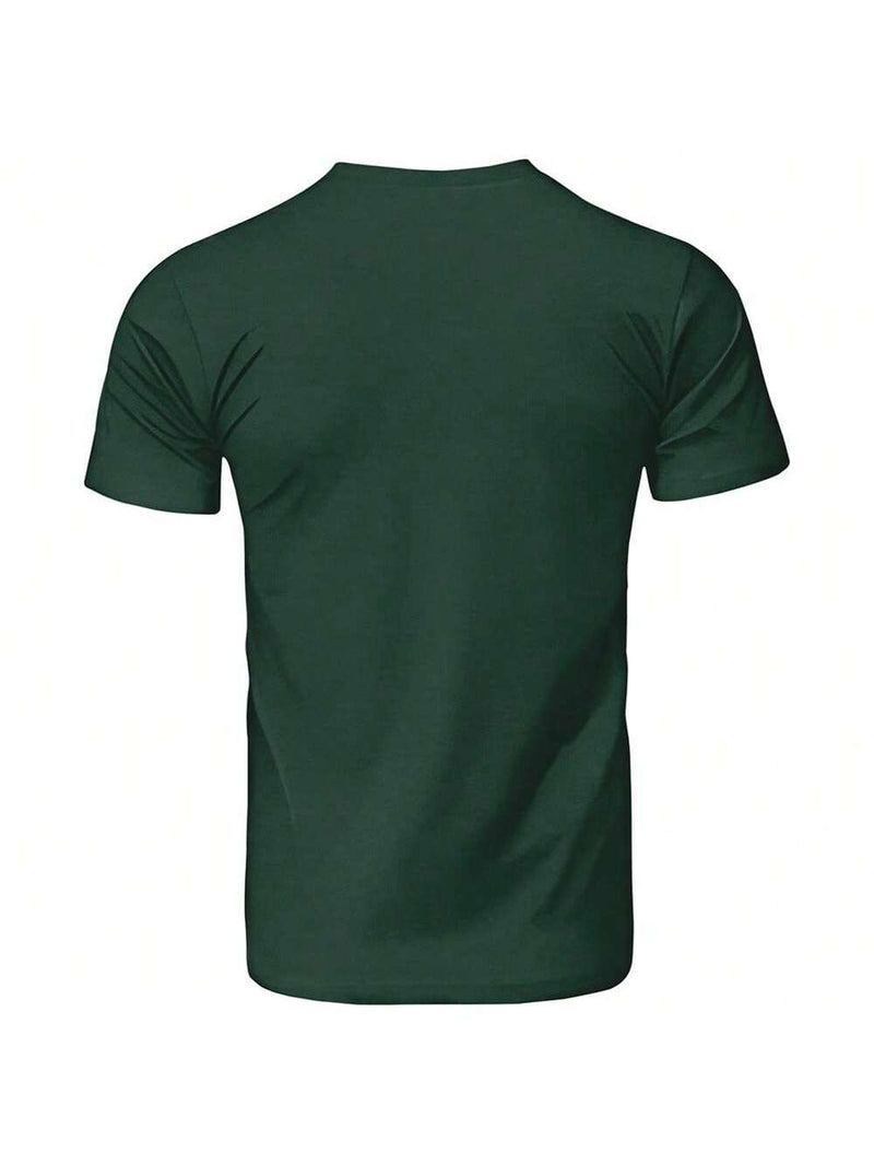 Camiseta Masculina Estampada Italia 100% Algodao