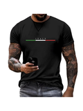 Camiseta Masculina Estampada Italia 100% Algodao