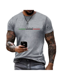 Camiseta Masculina Estampada Italia 100% Algodao