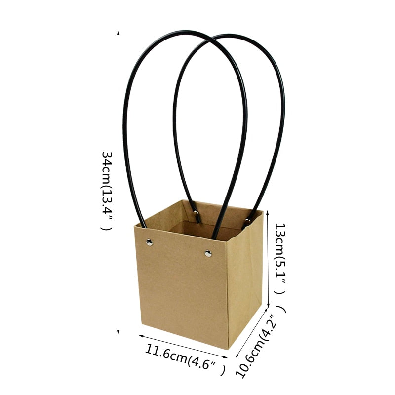 Sacola porta flor à prova para presentes