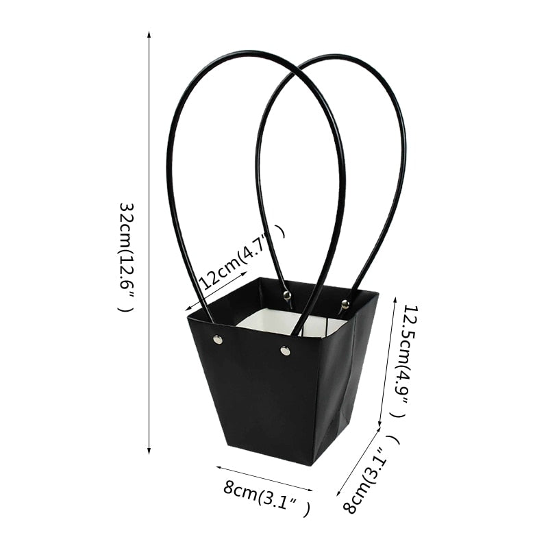 Sacola porta flor à prova para presentes