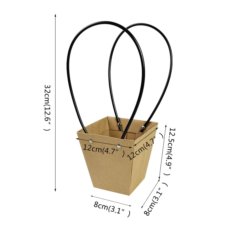 Sacola porta flor à prova para presentes