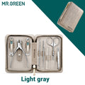 Kit manicure Profissional em aço inoxidável MR.GREEN