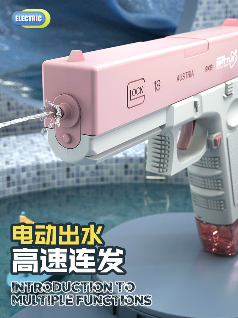 Arma Glock de brinquedo de água Automática de Alta Pressão