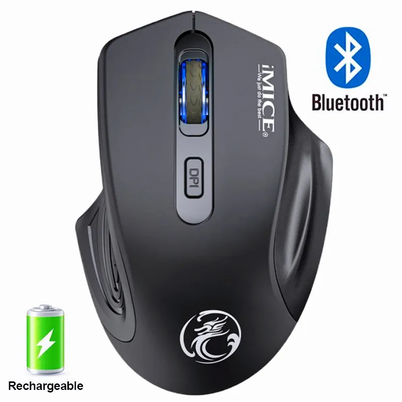 Mouse silencioso sem fio Recarregável iMice