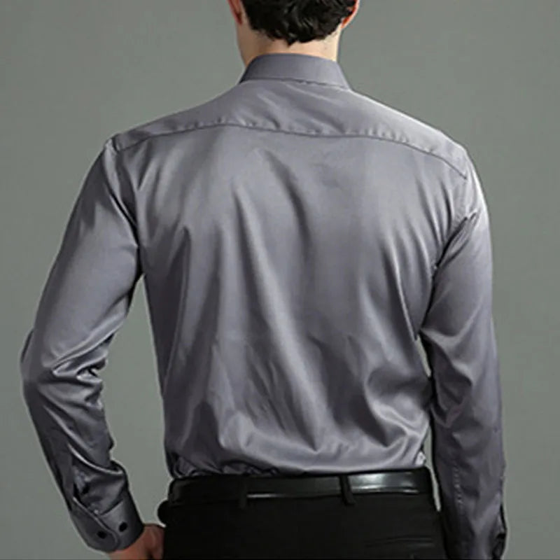 Camisa social masculina Anti Vincos