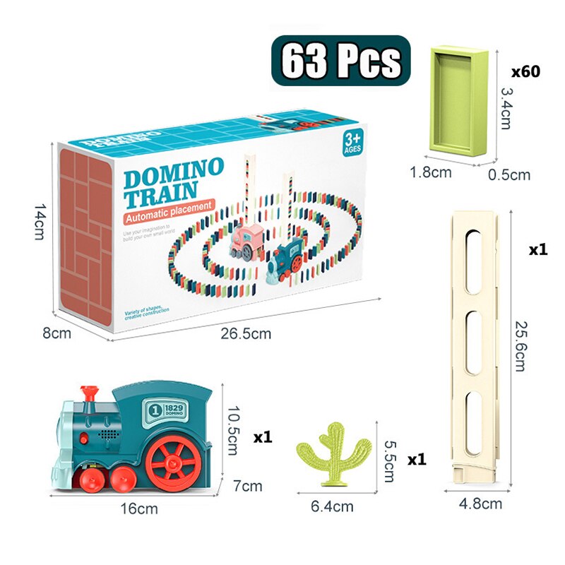 Trem infantil dominó automático