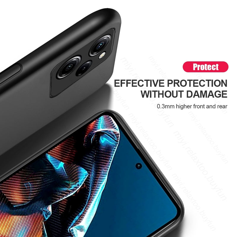 Capa de Silicone anti-choque magnética p/ Xiaomi Poco X5 Pro G5, Poco X5 G5, Poco X5 Speed G4