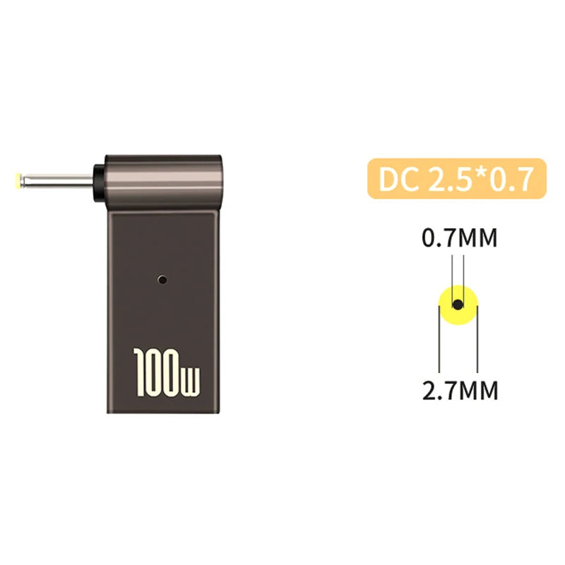 Adaptador para carregador de laptop/Notebook 100W 5A USB tipo C