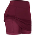 Saia shorts com bolso lateral p/ academia