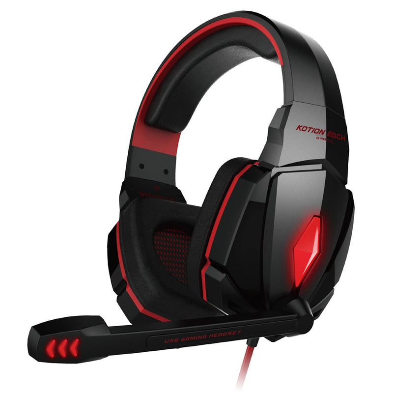 Fone Gamer ultra bass estéreo com fio, microfone. PS4, PS5, smarthphones e pc