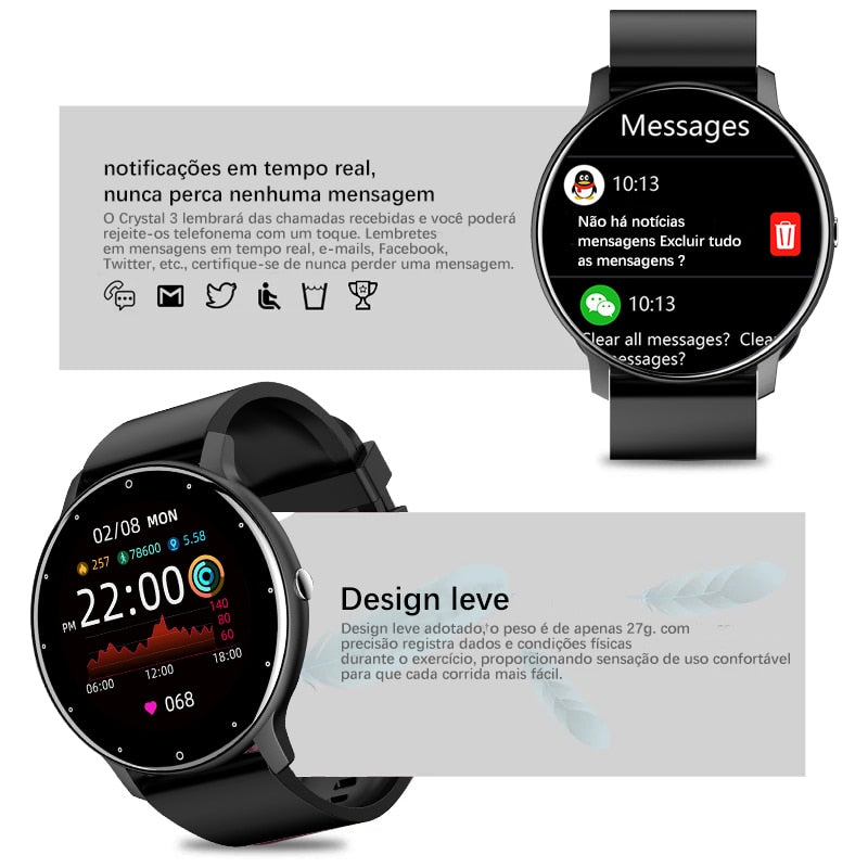 Smartwatch Android a prova d'água super inteligente LIGE AquaSmart
