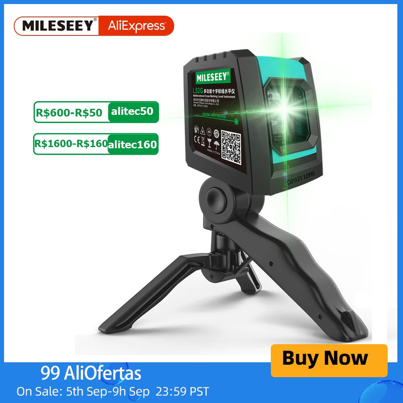 Nível de precisão a laser Mileseey