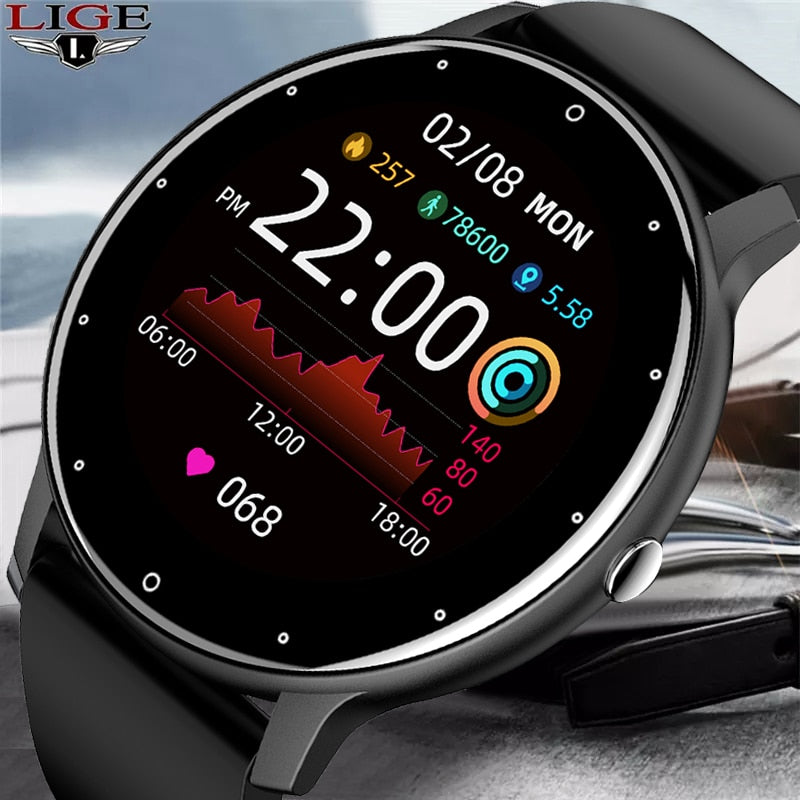 Smartwatch Android a prova d'água super inteligente LIGE AquaSmart